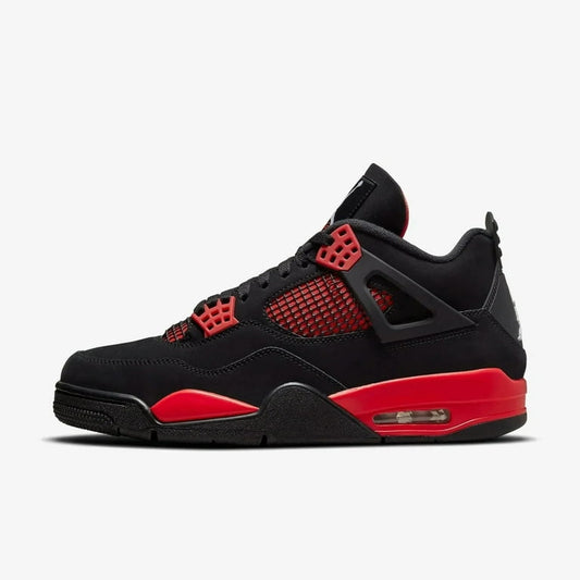 Men's Jordan 4 Retro "Red Thunder" Black/Multi-Color